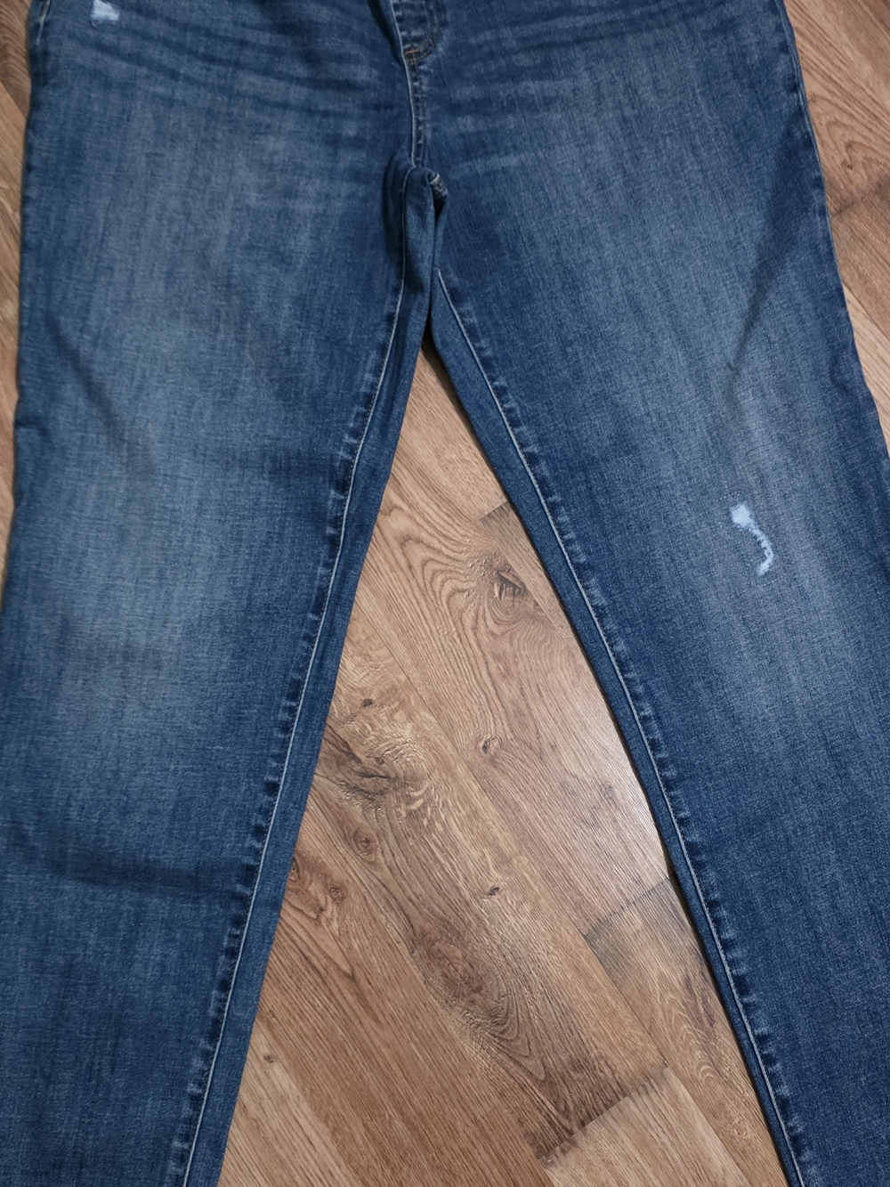 Chicos Women's Blue Denim Jeans - Classic Stretch Fit